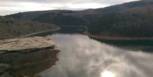 Mountain Reservoir Landscape